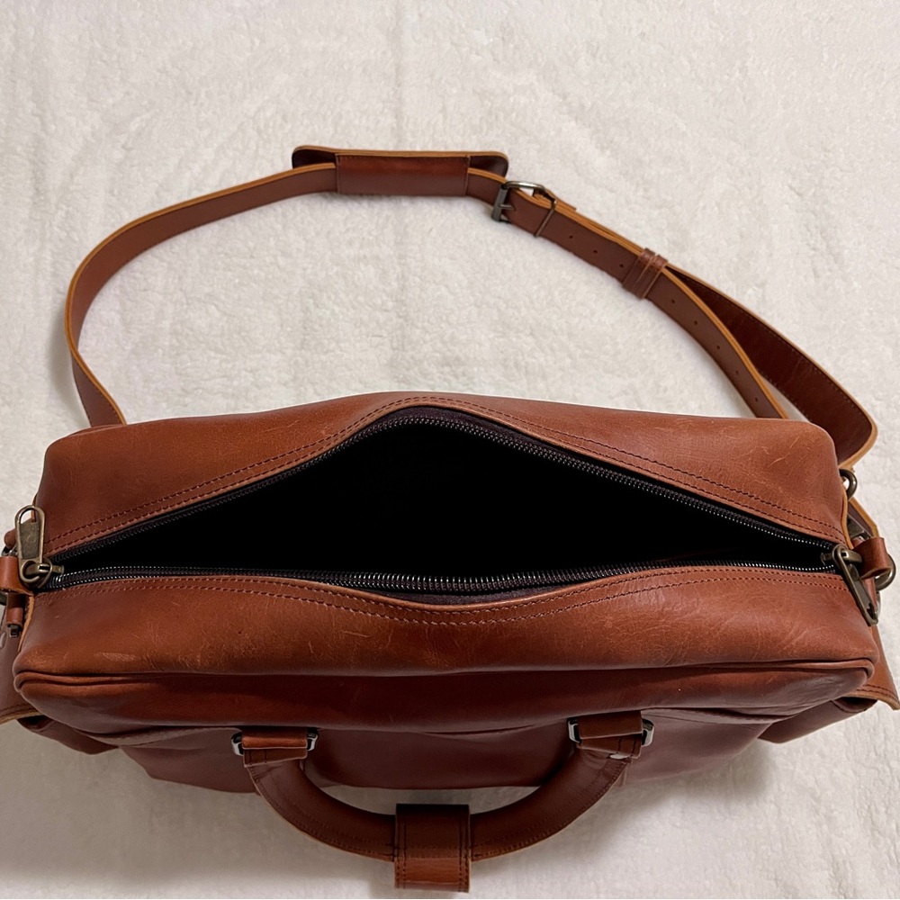 Buffalo Trading Company Roosevelt Buffalo Leather Pilot Bag - Like new! - Picture 6 of 14